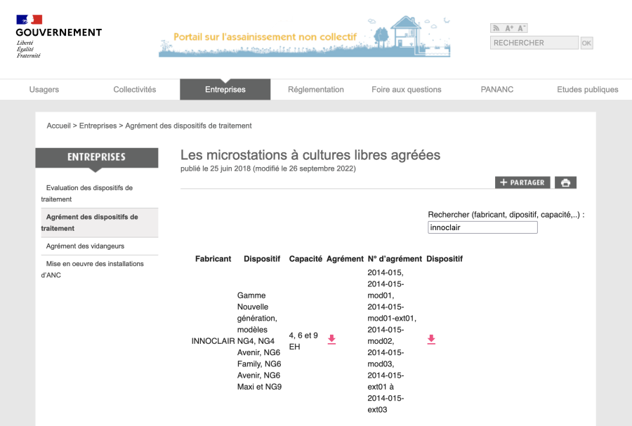 {GT Assainissement} {micro-station fosses sceptiques dordogne}